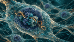 RNA Splicing Inside a Fibroblast