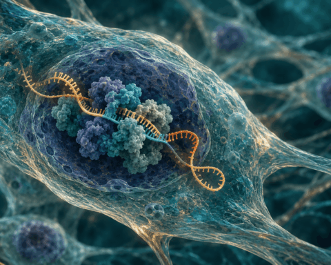 RNA Splicing Inside a Fibroblast